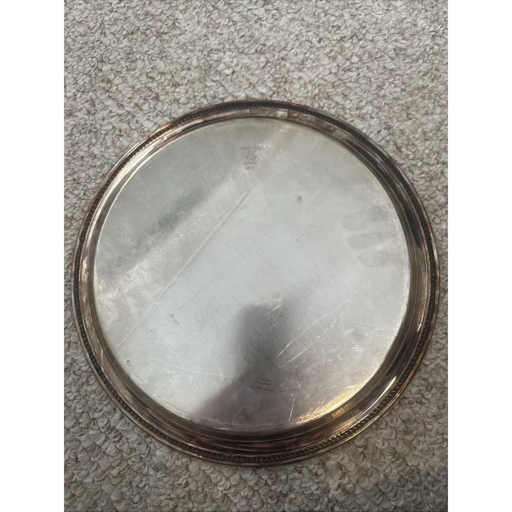 International Silver Company Castleton 4871 Tray Decorative Platter 12